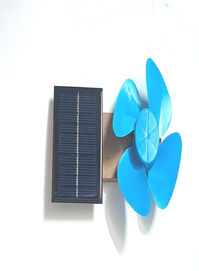 ESPtronics مجموعة ESPtronics الجاهزة للتجميع، طاحونة هوائية، لوحة شمسية، خلية، تجربة علمية، 6 فولت، نموذج عملي فيزيائي، مجموعة ألعاب للأطفال في المدرسة (مروحة شمسية صغيرة) - Image 5